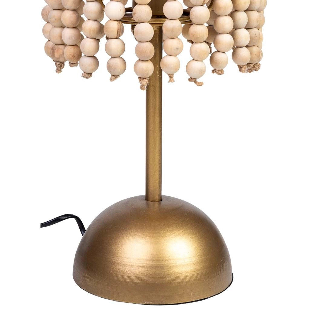Lampada da tavolo in metallo 19x19x33/61h cm
