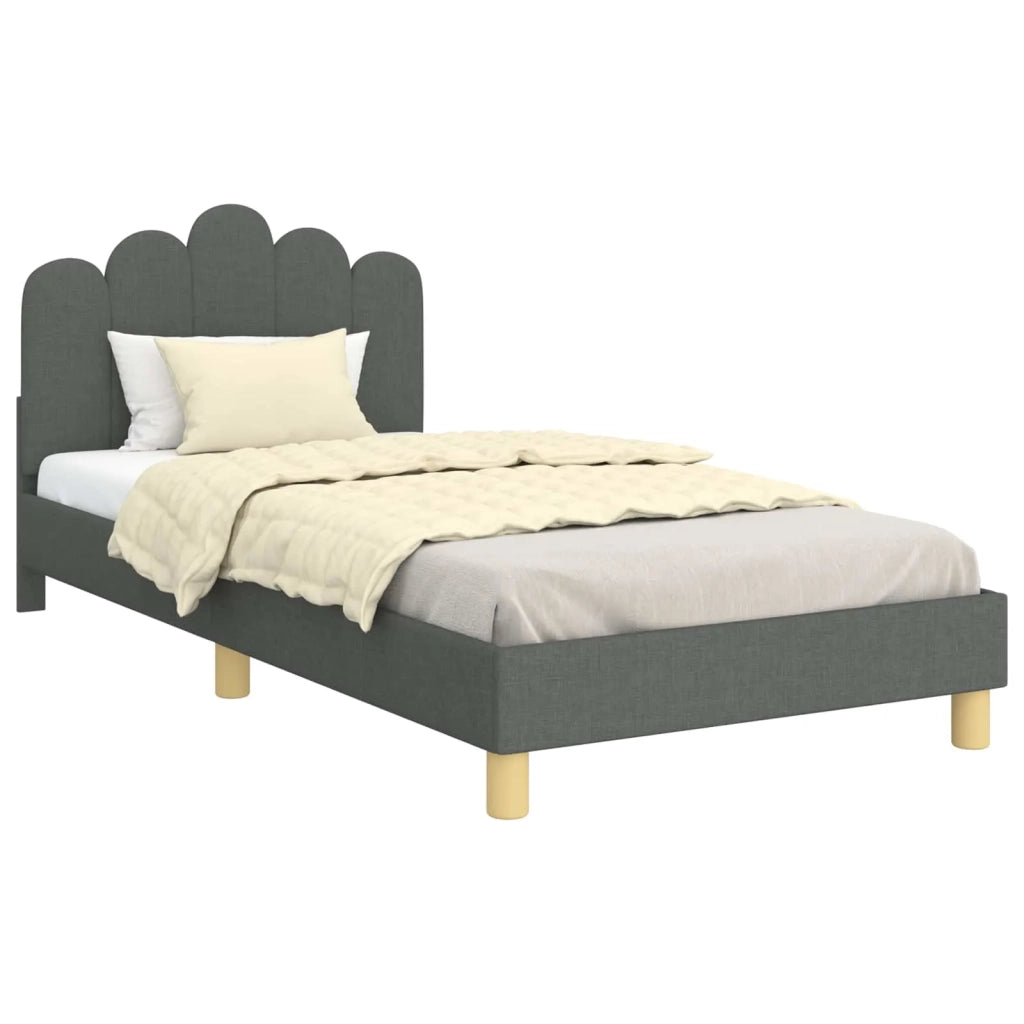 Struttura letto bambini con testata Grigio scuro 90 x 200 cm 42011060