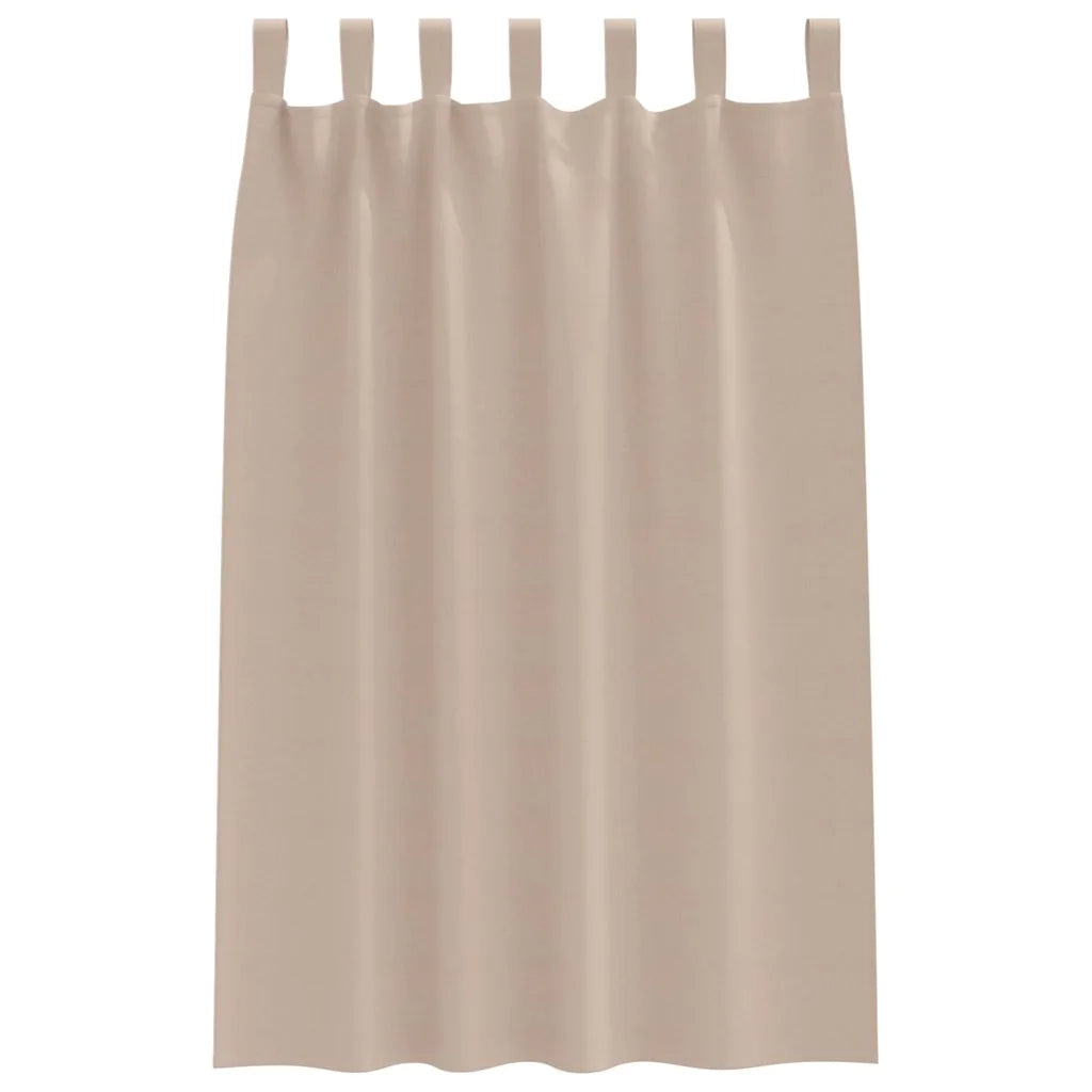 Tende Blackout con Anelli 2 pcs Talpa 175 x 140 cm Poliestere 4107549