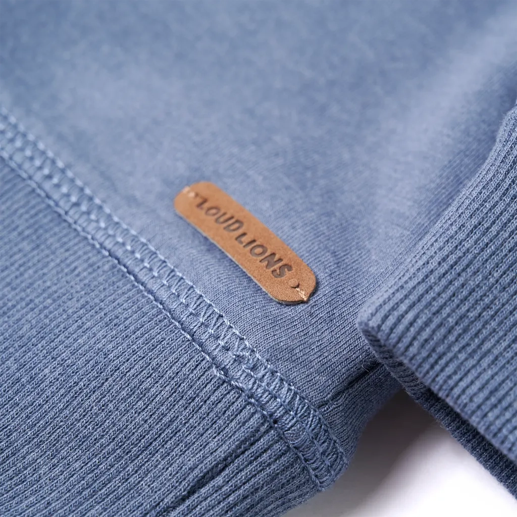 Felpa con Cappuccio per Bambini Blu M¨¦lange 116