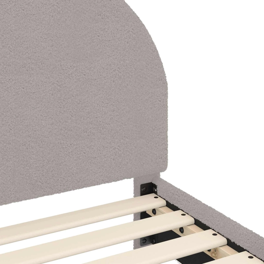 Struttura letto per bambini con testata Grigio chiaro 42011026