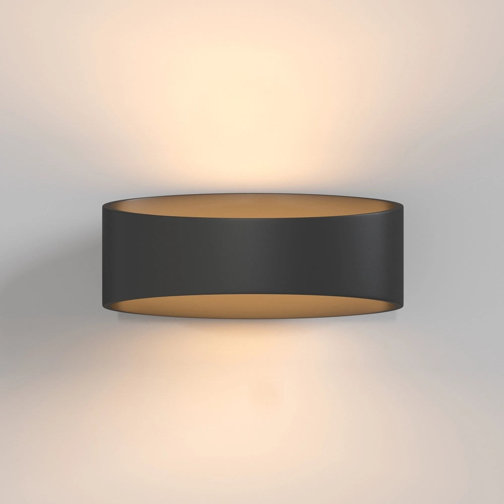 Applique da parete Maytoni Trame nera LED 6W 3000K 2 luci
