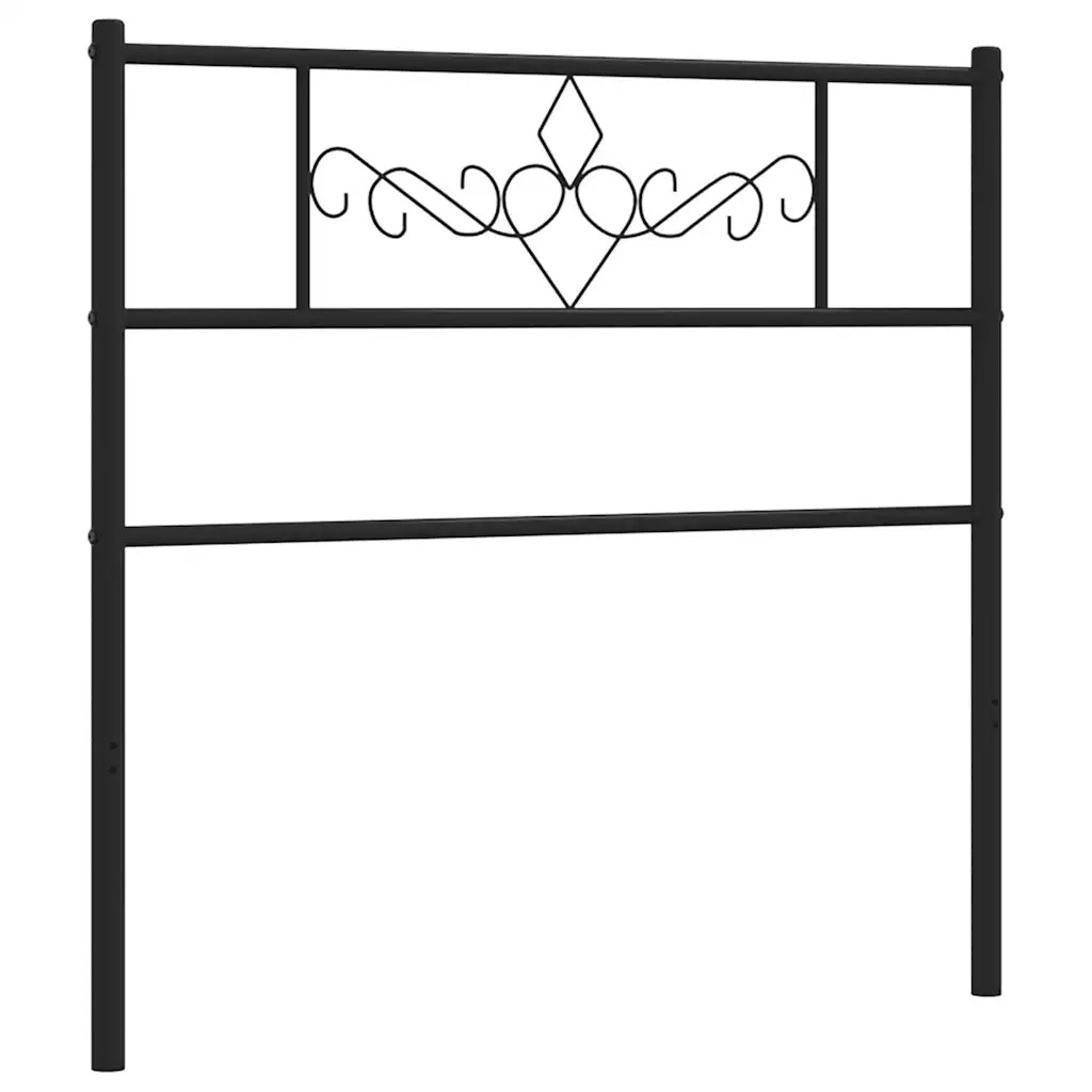 Testiera di Ricambio in Metallo Nero 100 cm 355296