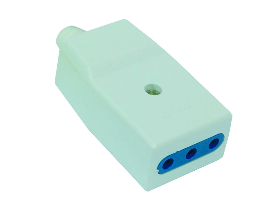 PRESA NORMALE 2P+T BIANCA- - 10A bianca - 10 pezzi SYNTESY