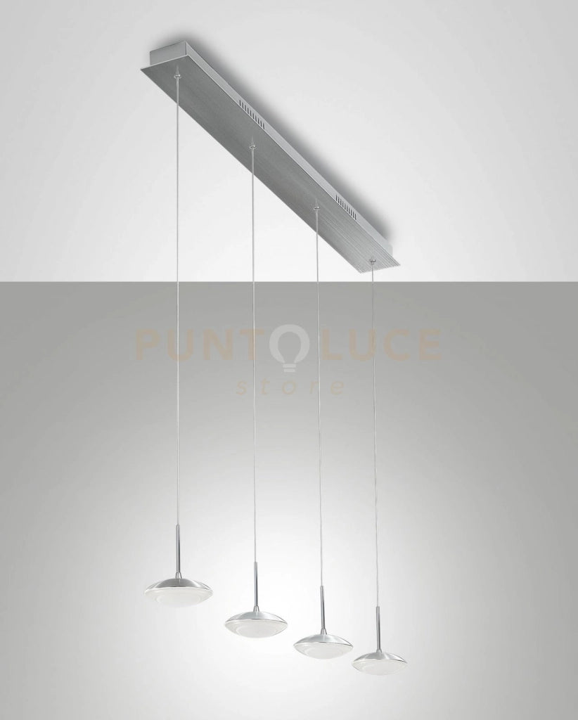 HALE SOSPENSIONE 4 LUCI ALLUMINIO 3255-49-212