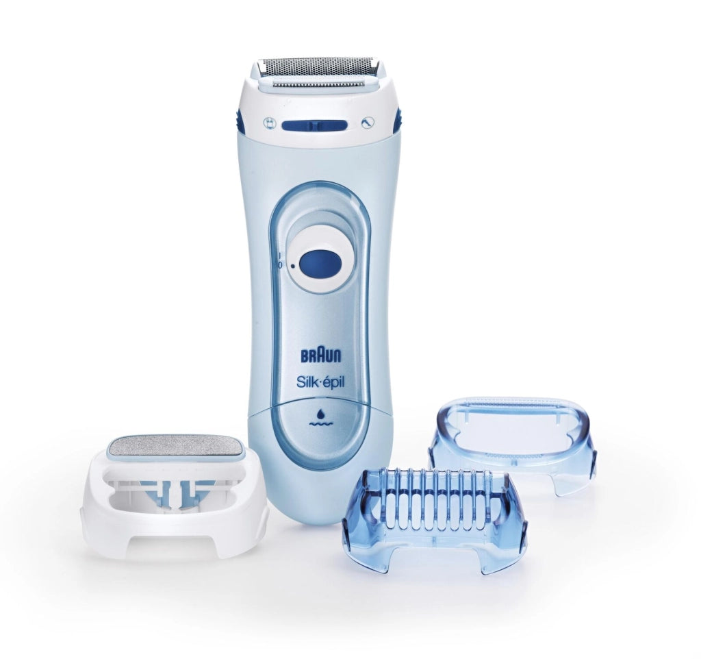 Braun 81653271 Silk-épil LS5-160 Rasoio Elettrico 3 in 1 WetandDry con Accessorio Esfoliante e Rifinitore colore Blu