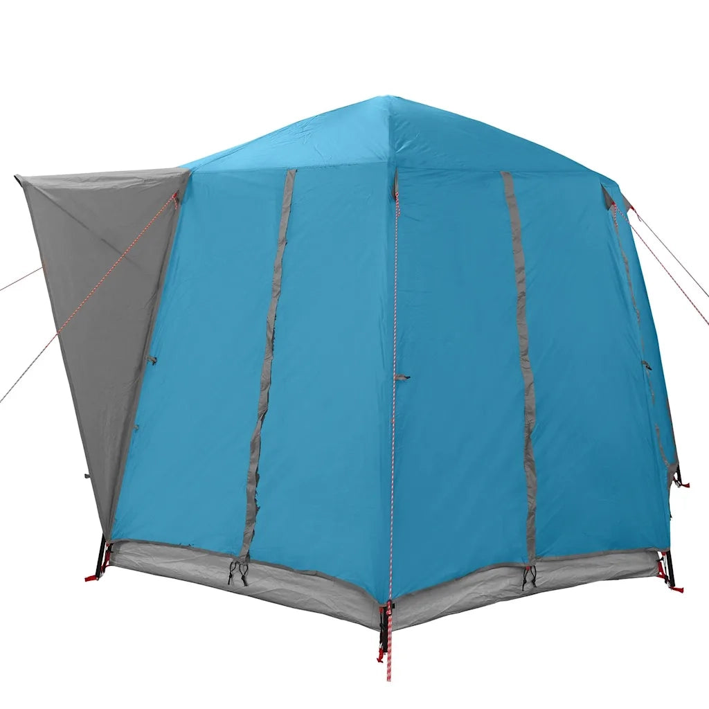 Tenda a cubo per 3 persone Blu e Grigio 320 x 320 x 203 cm