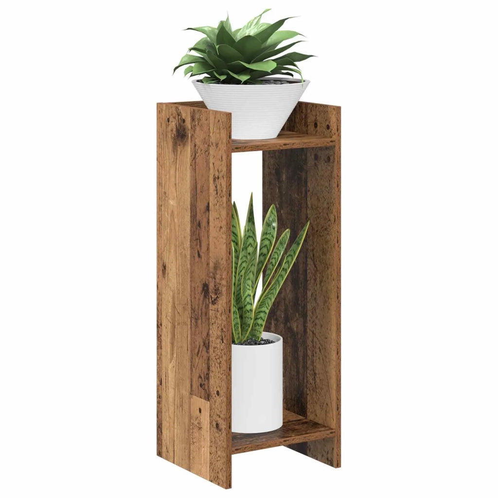 Supporto per piante 2 pcs Legno vecchio 30 x 30 x 80 cm 899591