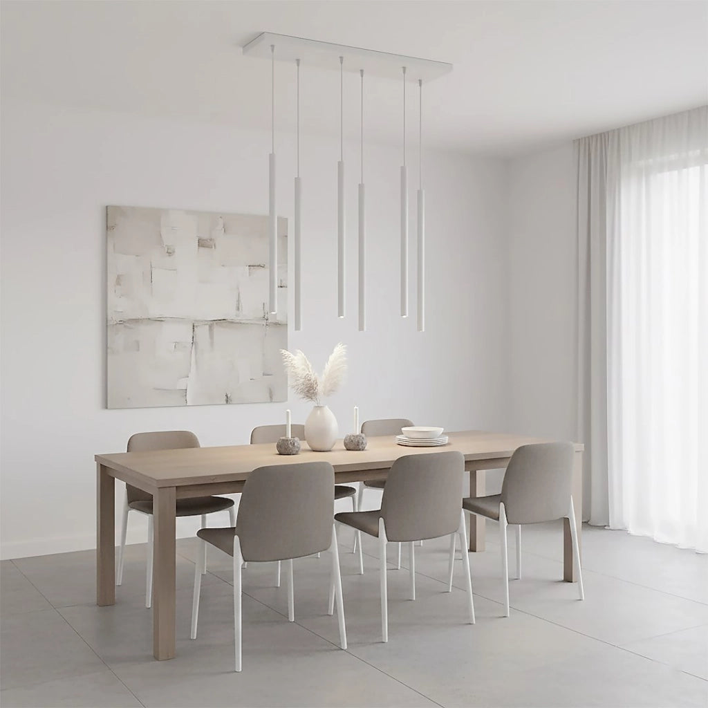Lampada a sospensione SELTER 6xG9 grigio metallo Emibig