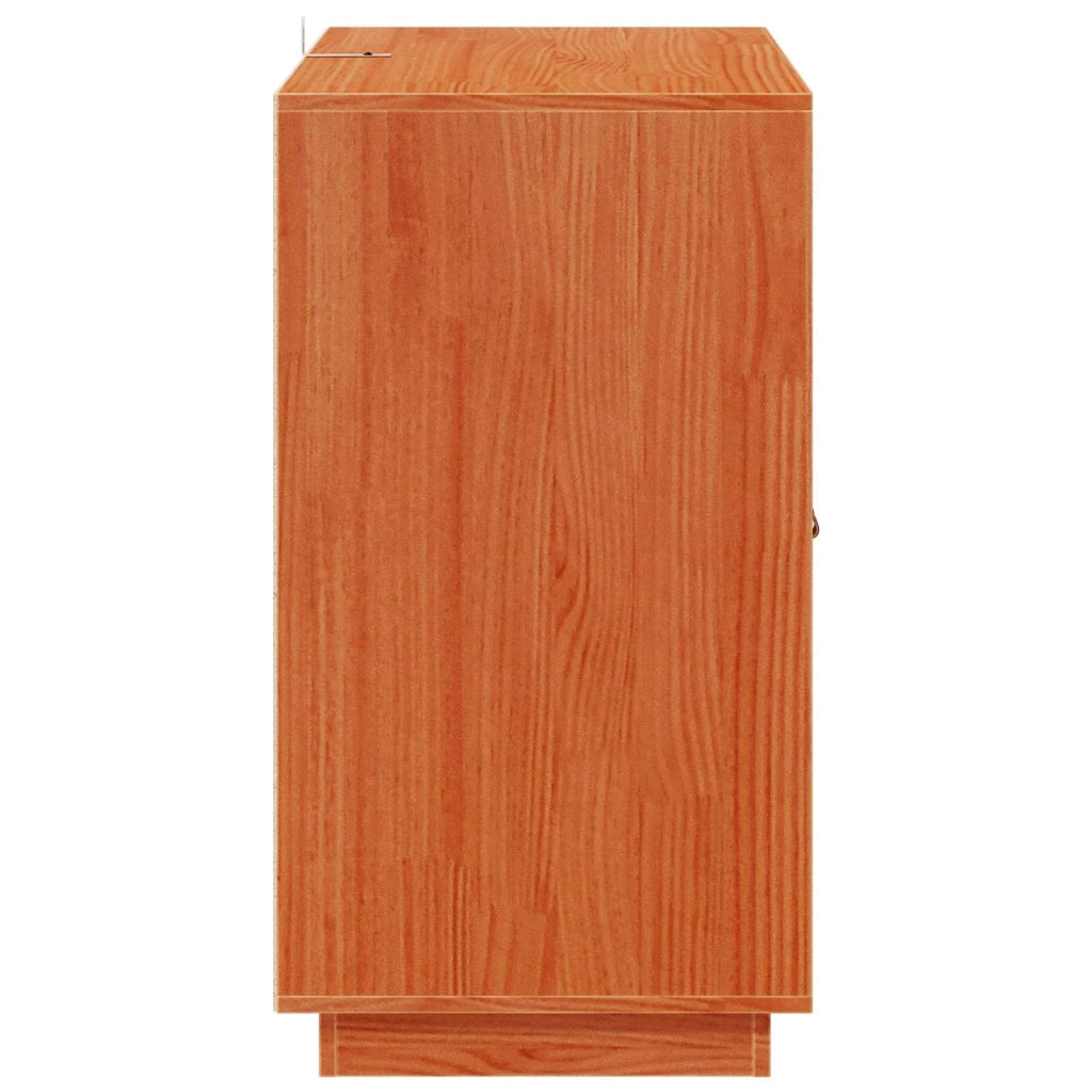 Credenza | Madia | Buffet da pranzo | Armadio da pranzo Marrone Cera 65,5 x 40 x 75 cm Legno di pino massiccio