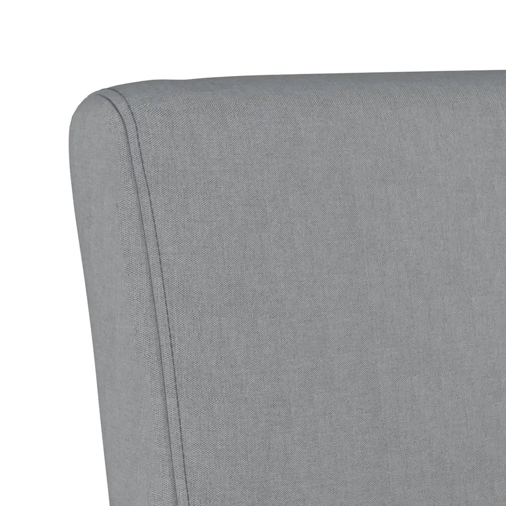 Poltrona | Sedia Pantofola in Tessuto Grigio Chiaro