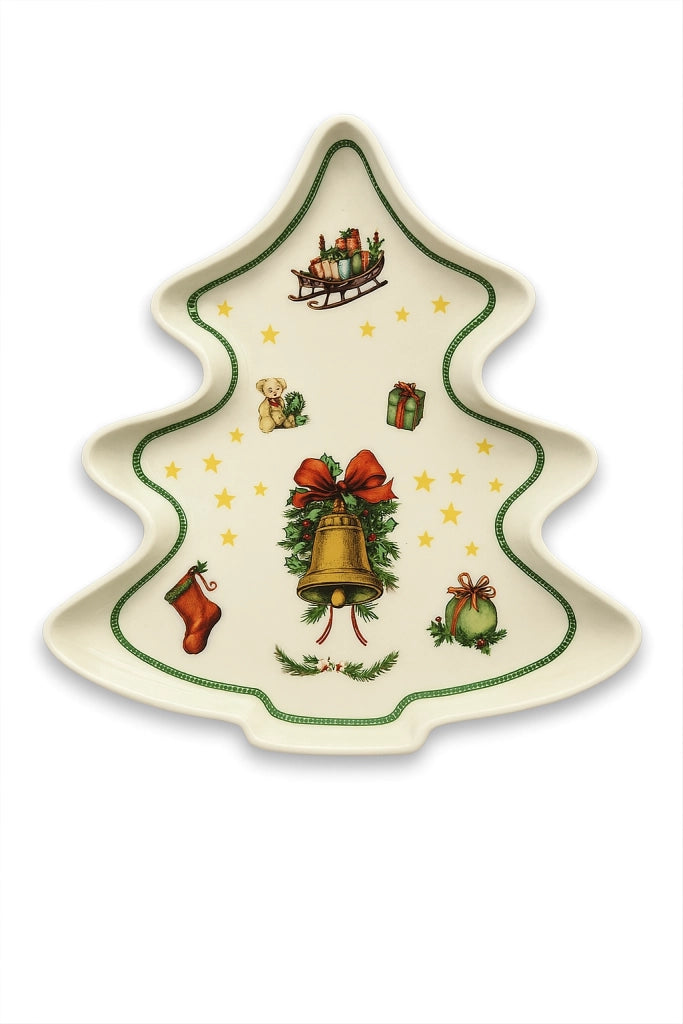 PIATTO ALBERO 28 CM LINEA NATALE