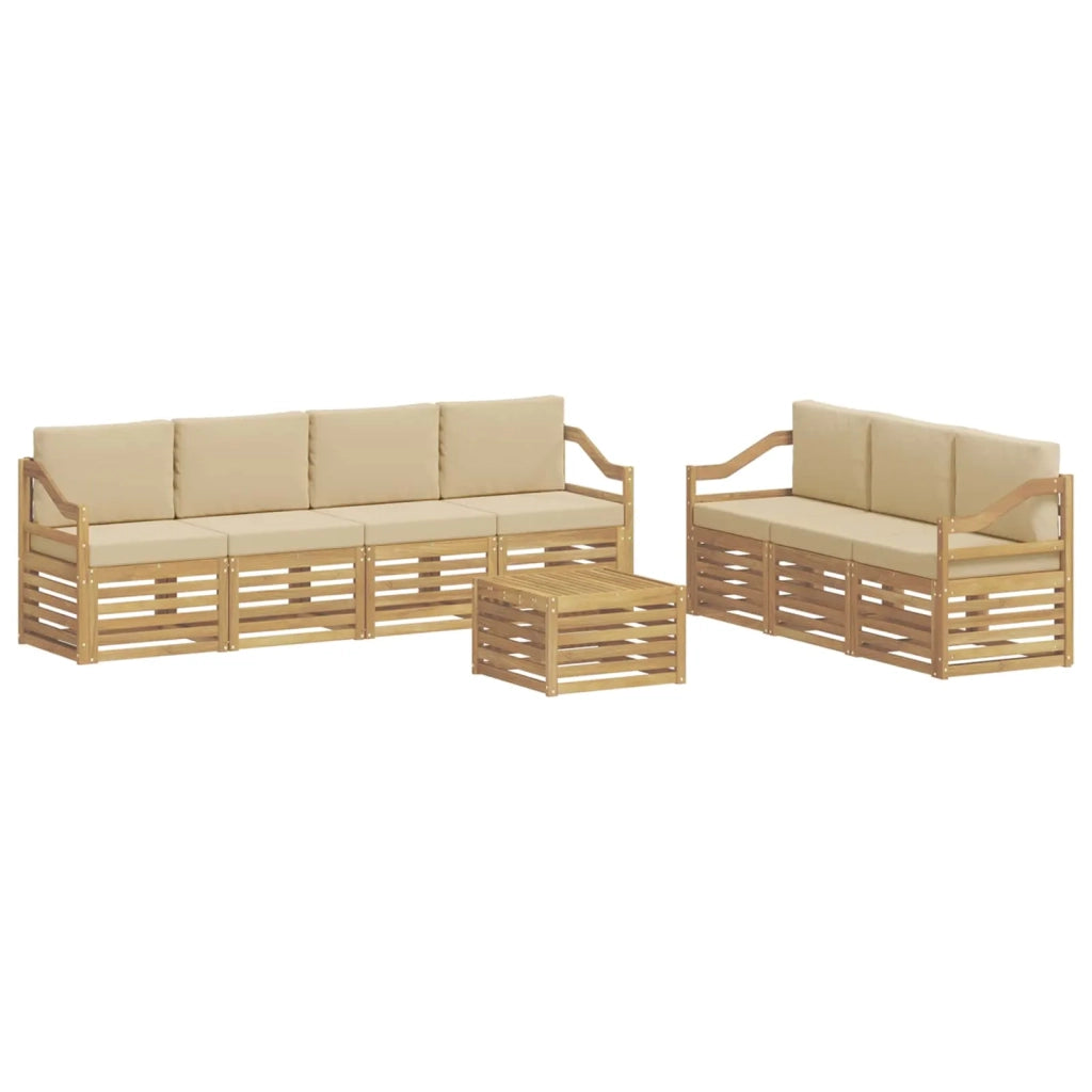 Set divani Legno di Acacia Massello 3391533
