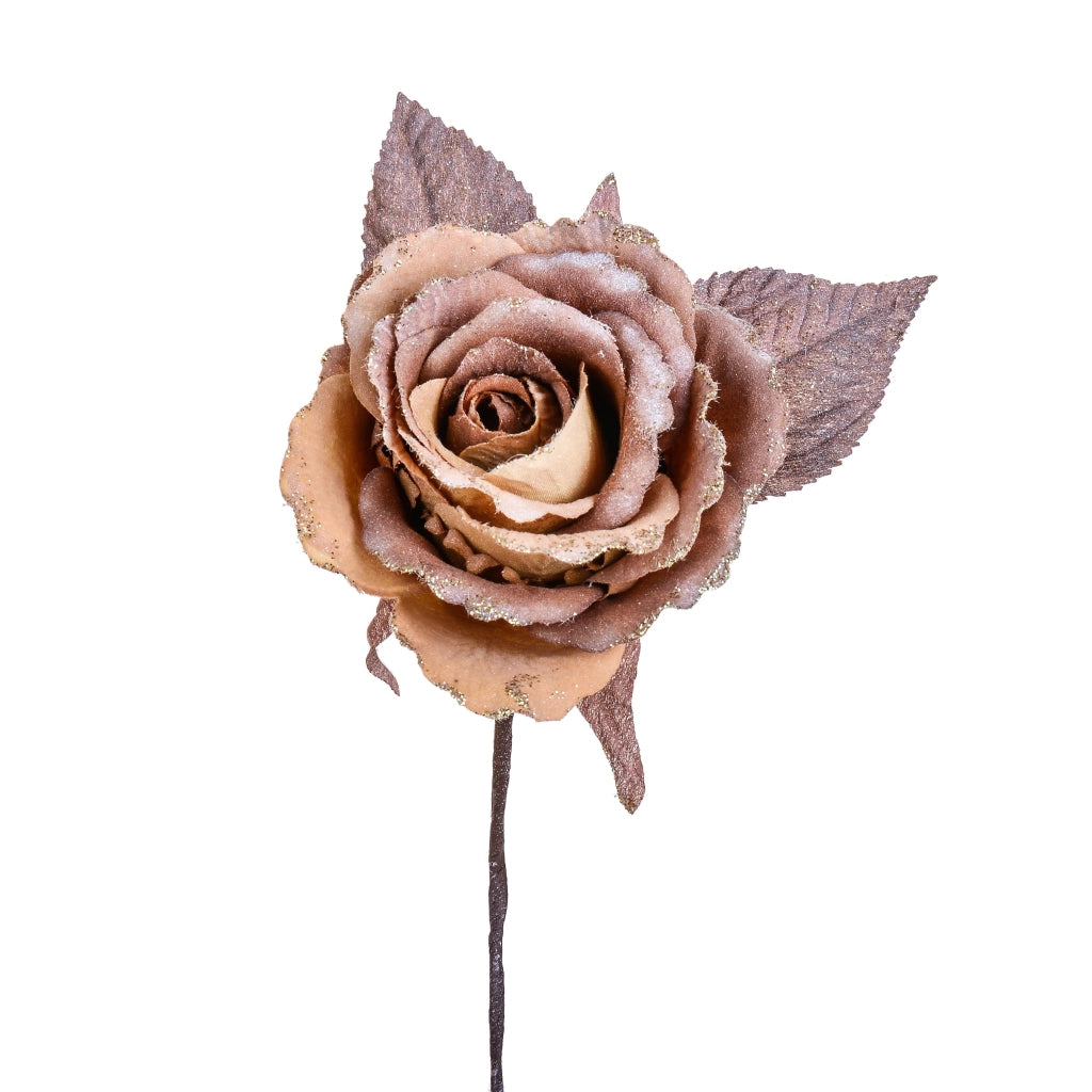 Pick con rosa colore oro
