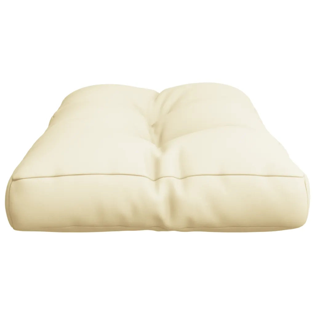 Cuscino per Pallet Crema 80x40x12 cm in Tessuto 360603