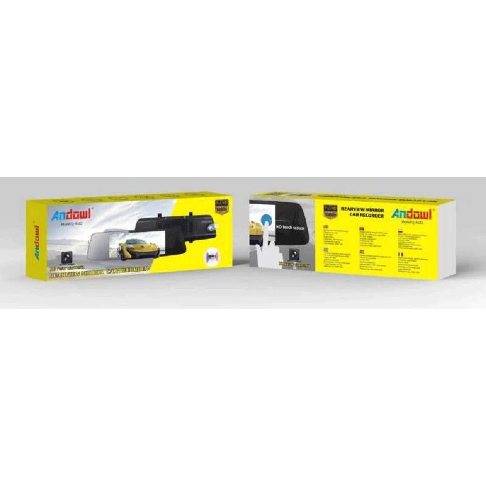 Trade Shop - Specchietto Camera Posteriore Hd Registratore Auto Specchio Retrovisore Q-a182 -