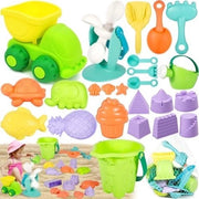 Set di sabbia per bambini, 24 pezzi di sabbia per bambini, sabbia per viaggio