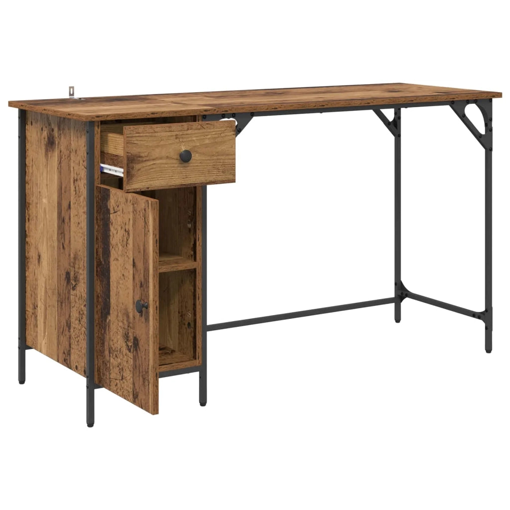 Scrivania per computer Legno vecchio 131 x 48 x 75 cm 882832