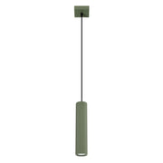 Lampada a sospensione KARBON 1 verde oliva