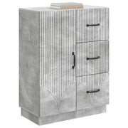 Credenza | Madia | Buffet da pranzo | Armadio da pranzo Grigio Cemento 66 x 34,5 x 87 cm Legno ingegnerizzato
