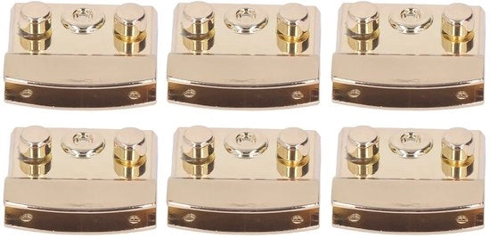 Chiusura rotativa per borse - 6 pezzi - Lega resistente - Facile da installare - Pratico e elegante