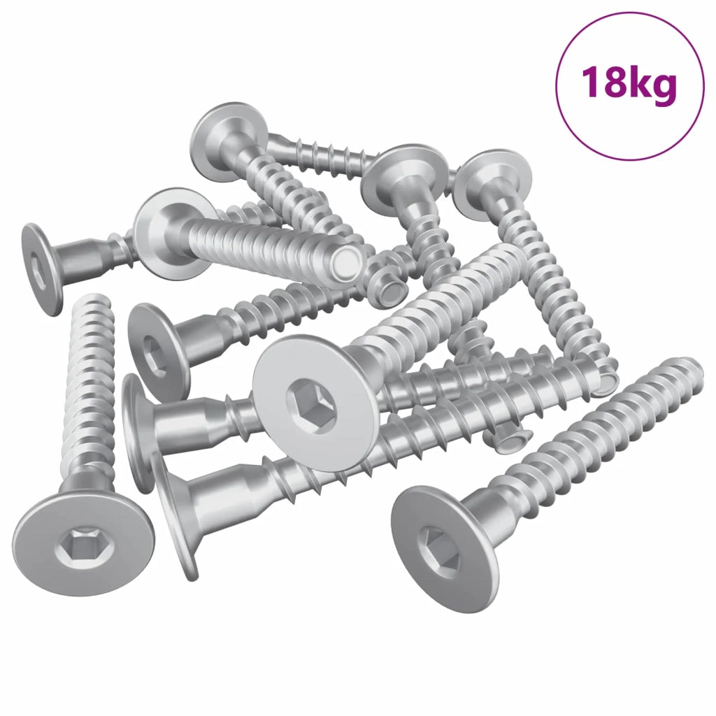 Viti confermat 5000 pcs Argento Metallo 864378