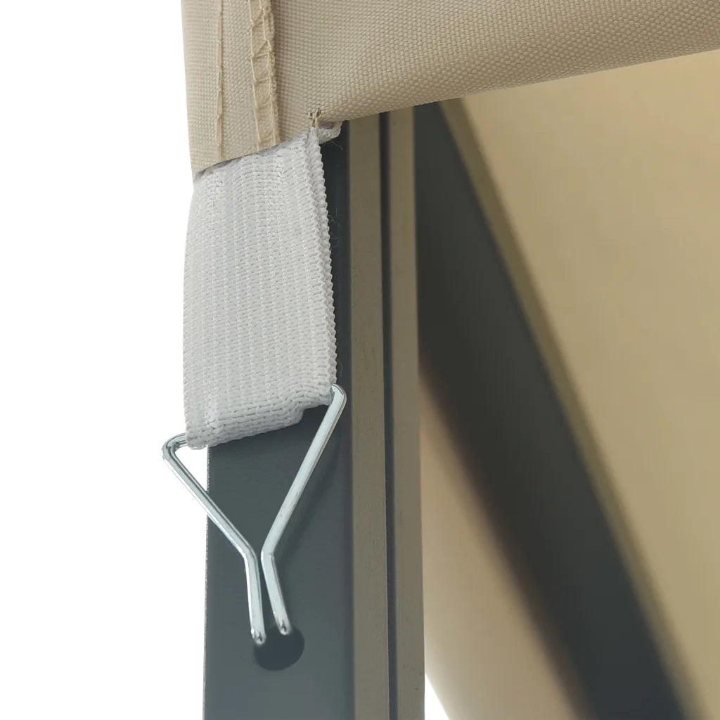 Gazebo | Pergolato con Stringa di Luci LED 3x4 m Crema