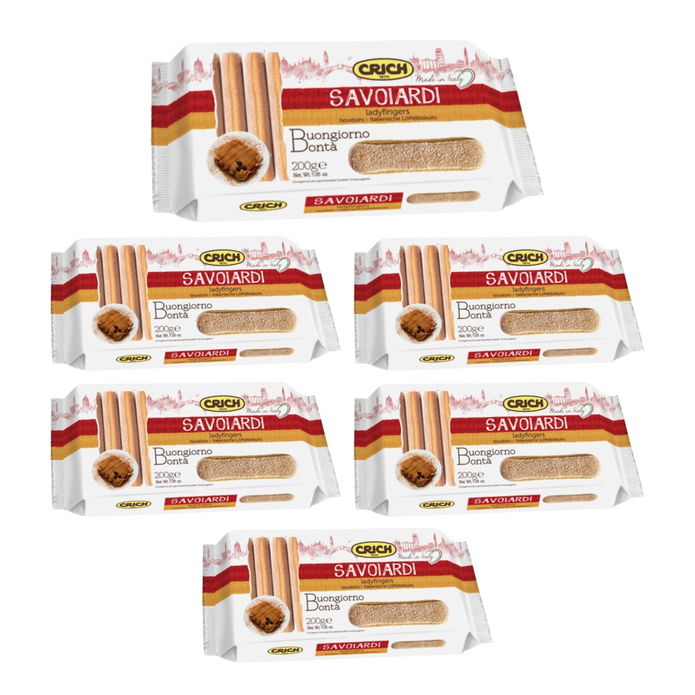 Crich savoiardi biscotti 6 confezione da 200 grammi