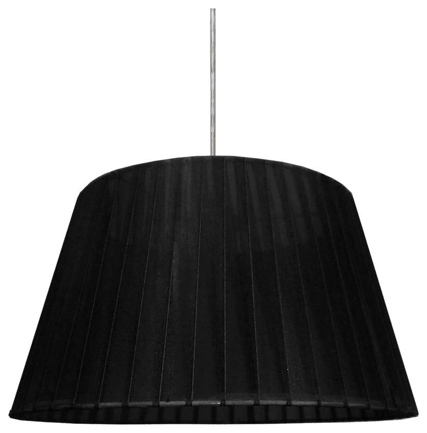 Lampada a sospensione Candellux Tiziano nera Ø37 E27