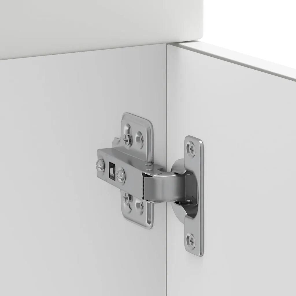 Mobile da cucina con vano contenitore 40 x 46 x 81,5 cm pratico moderno in legno composito bianco 02_0049890