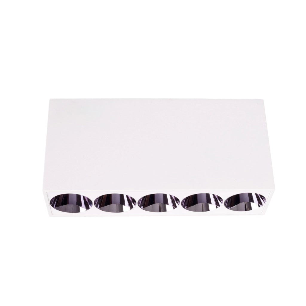 Plafoniera moderna bianca rettangolare LED 8W X-LINE Maxlight