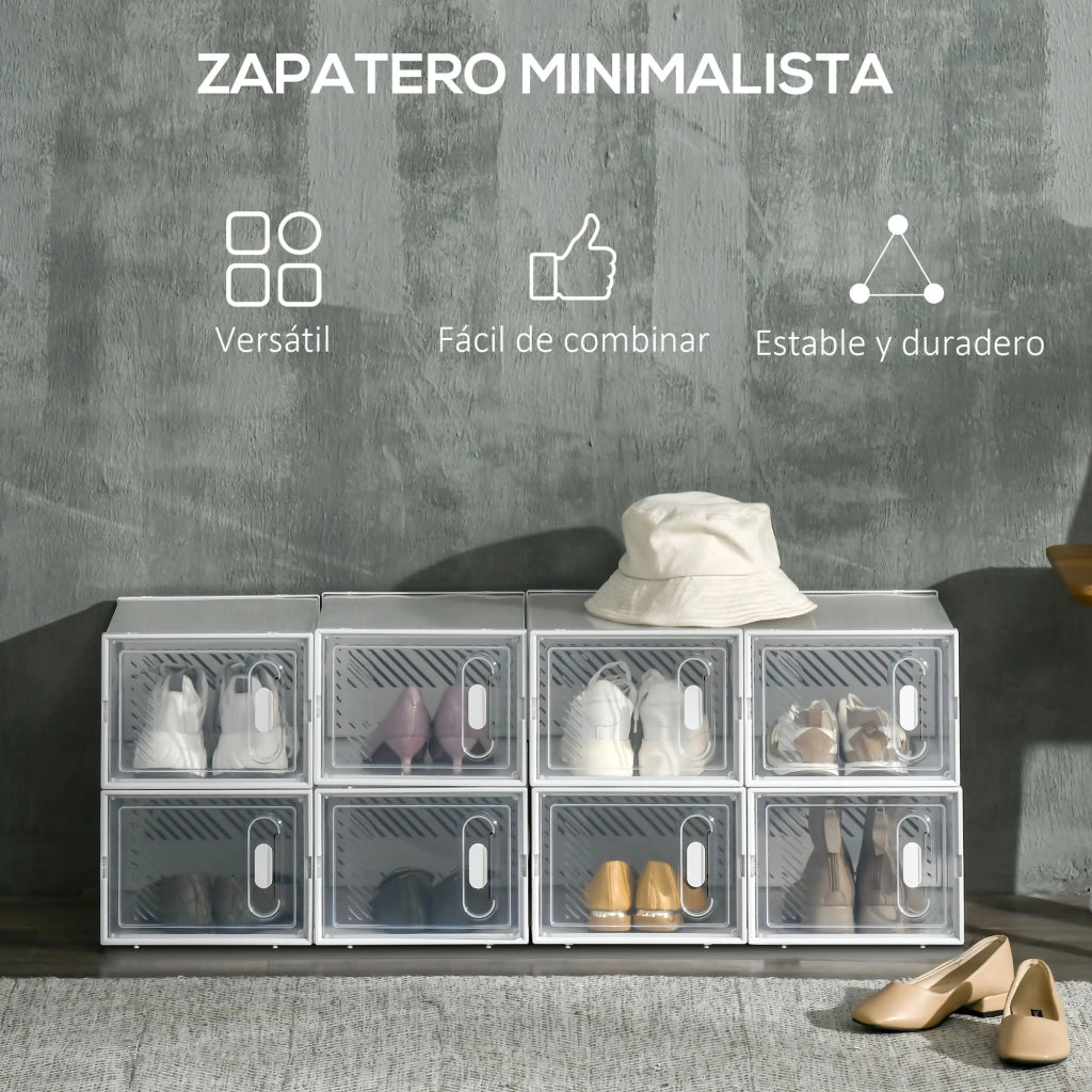 Armadio Scarpe Modulare ¨C Minimal ¨C Trasparente 25x35x19 cm