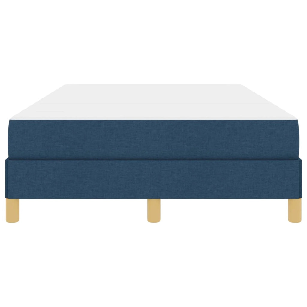 Letto a molle con materasso Blu 120 x 190 cm Tessuto