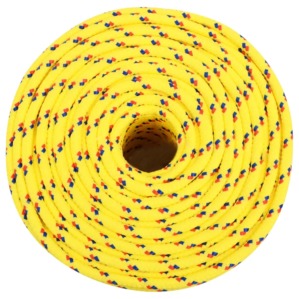 Corda | Fune per barca Gialla 10 mm 100 m in Polipropilene
