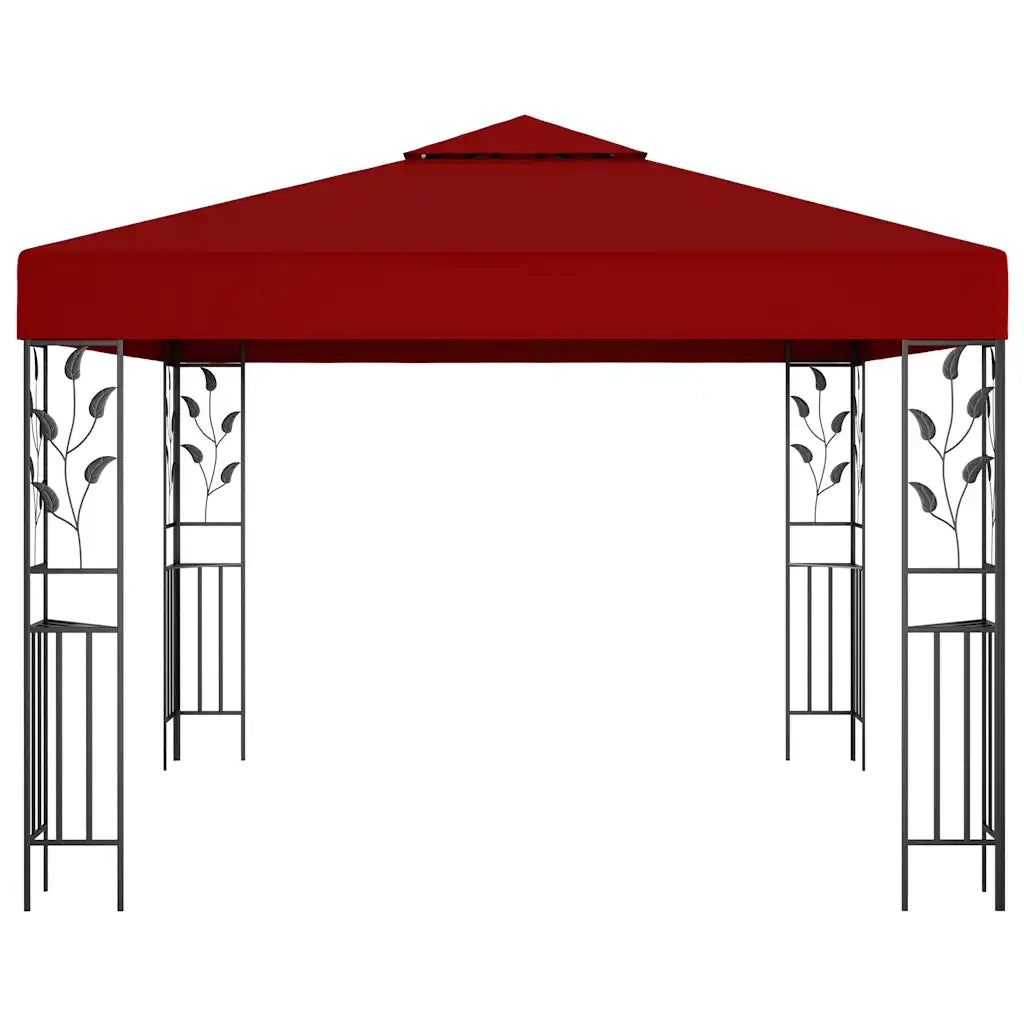 Gazebo | Pergolato 3x3 m Rosso Vino