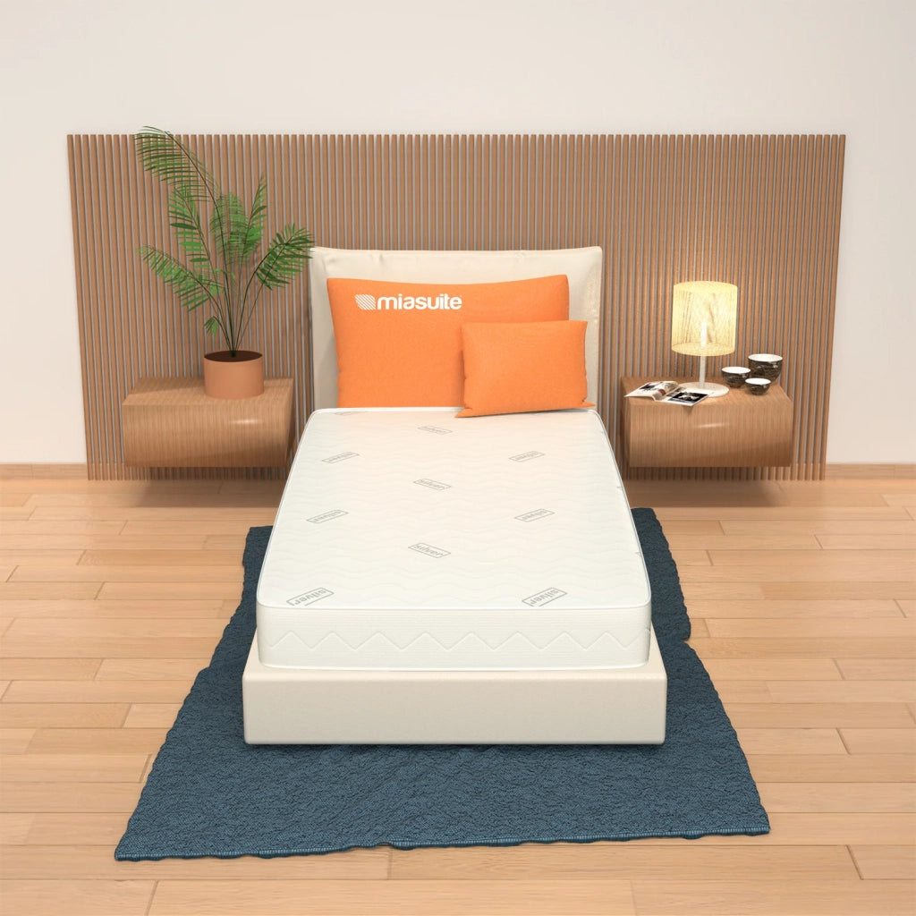 Materasso Singolo 80x190, Alto 11 cm - Rivestimento Silver, Waterfoam | Levante H11