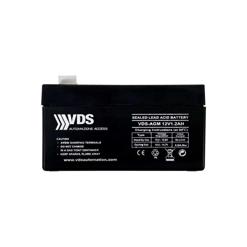 BATTERIA 12V 1,2 AH VDS 420/2 AUTOMAZIONE AUTOMATISMI ORIGINALE GARANZIA NUOVO
