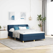 Letto a molle con materasso Blu 140 x 190 cm Tessuto 3340212