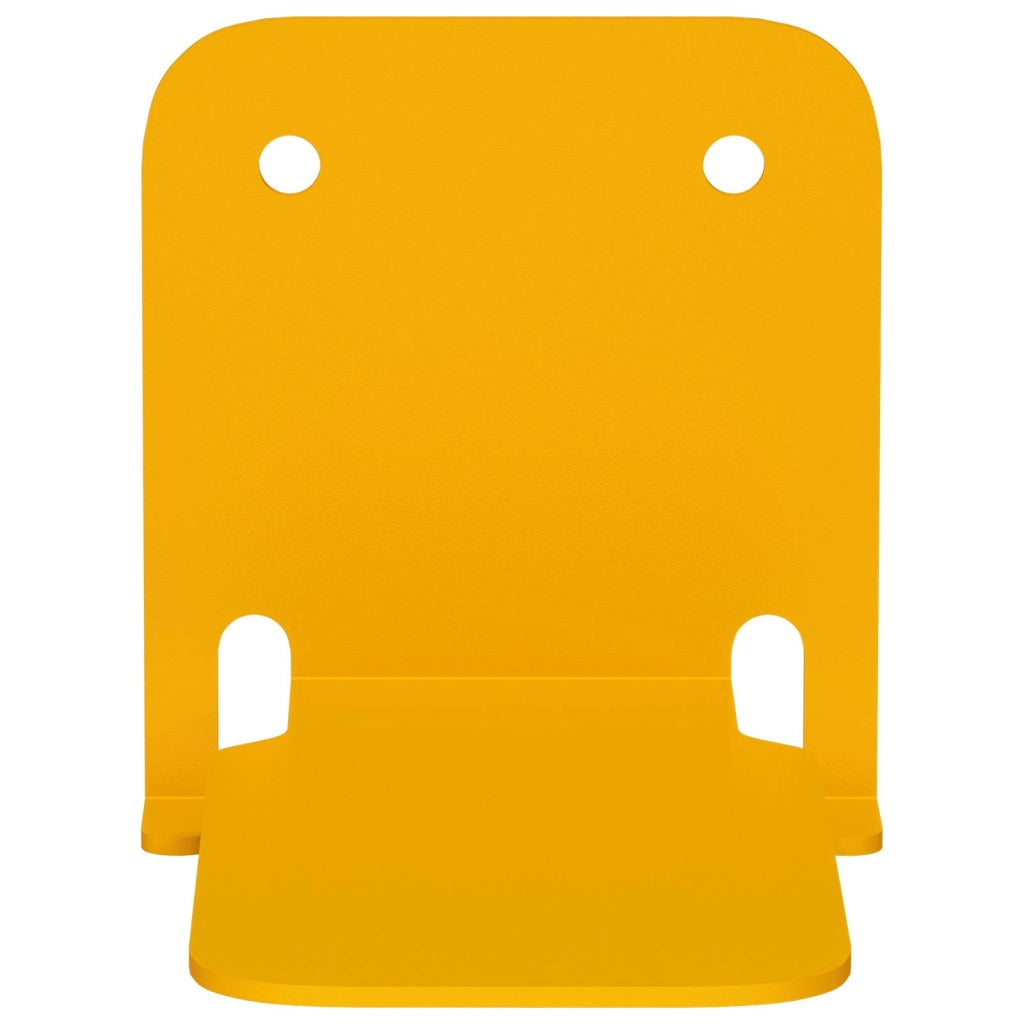 Mensola sospesa 4 pcs Giallo senape 6 x 10,8 x 6,6 cm 8004065