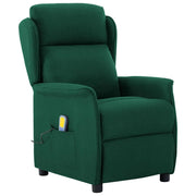 Sedia da massaggio Verde Scuro 93.5 x 67.5 x 101.5 cm Tessuto 348355