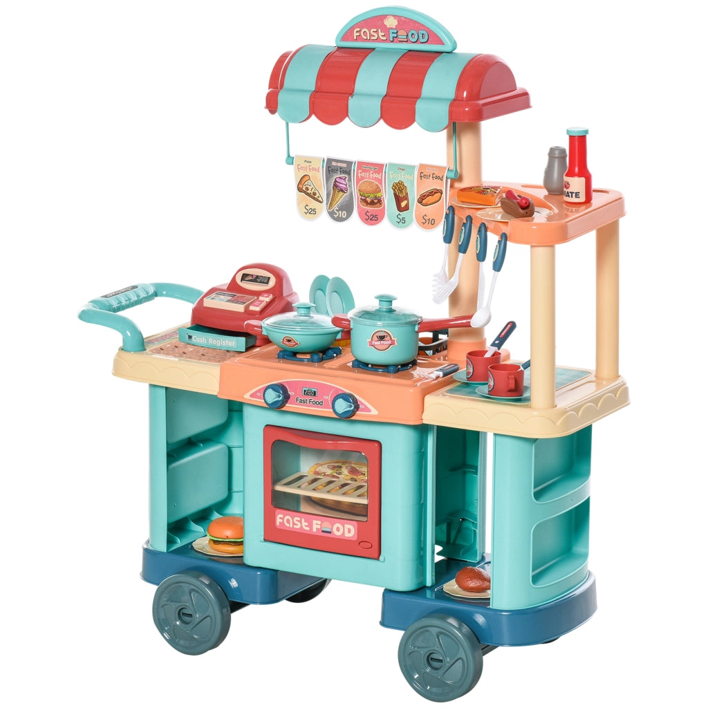 Cucina Giocattolo per Bambini ¨C Minimal ¨C 80x33x91 cm Multicolore