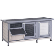 Ripostiglio con tetto apribile 2 porte ¨C Minimal ¨C 112x50x54 cm grigio nero