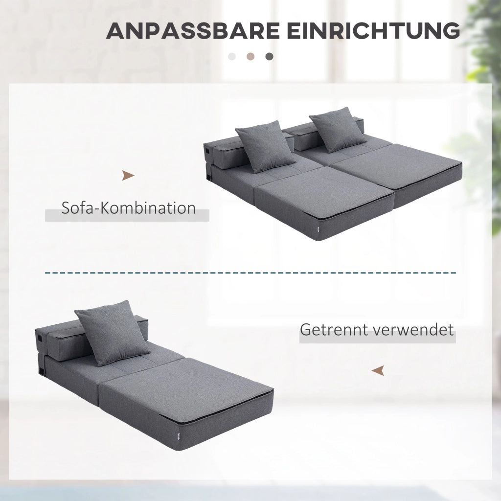 Poltrona Letto ¨C Minimal ¨C Grigio Scuro 70x70x61