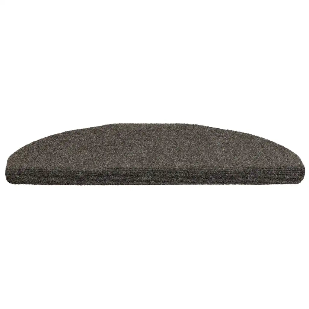 Tappetini per scale autoadesivi 20 pz 65x21x4 cm Antracite Semicircolari Grandi 3365651