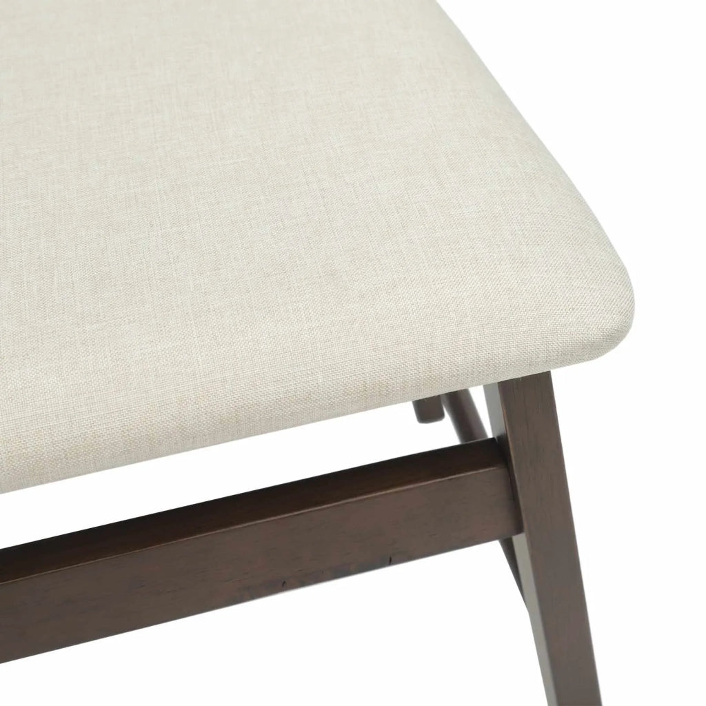 Sedia da pranzo 2 pcs Marrone chiaro e chiaro 42020510
