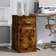 Mobiletto con Cassetto Rovere Fumo 40x50x75cm Legno Multistrato 816485