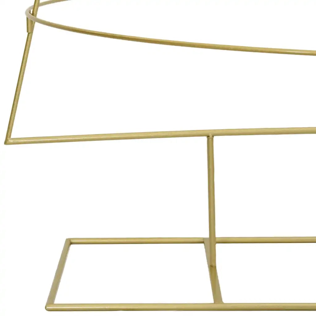 Albero di Natale in metallo con supporto Oro 209 cm 42019156