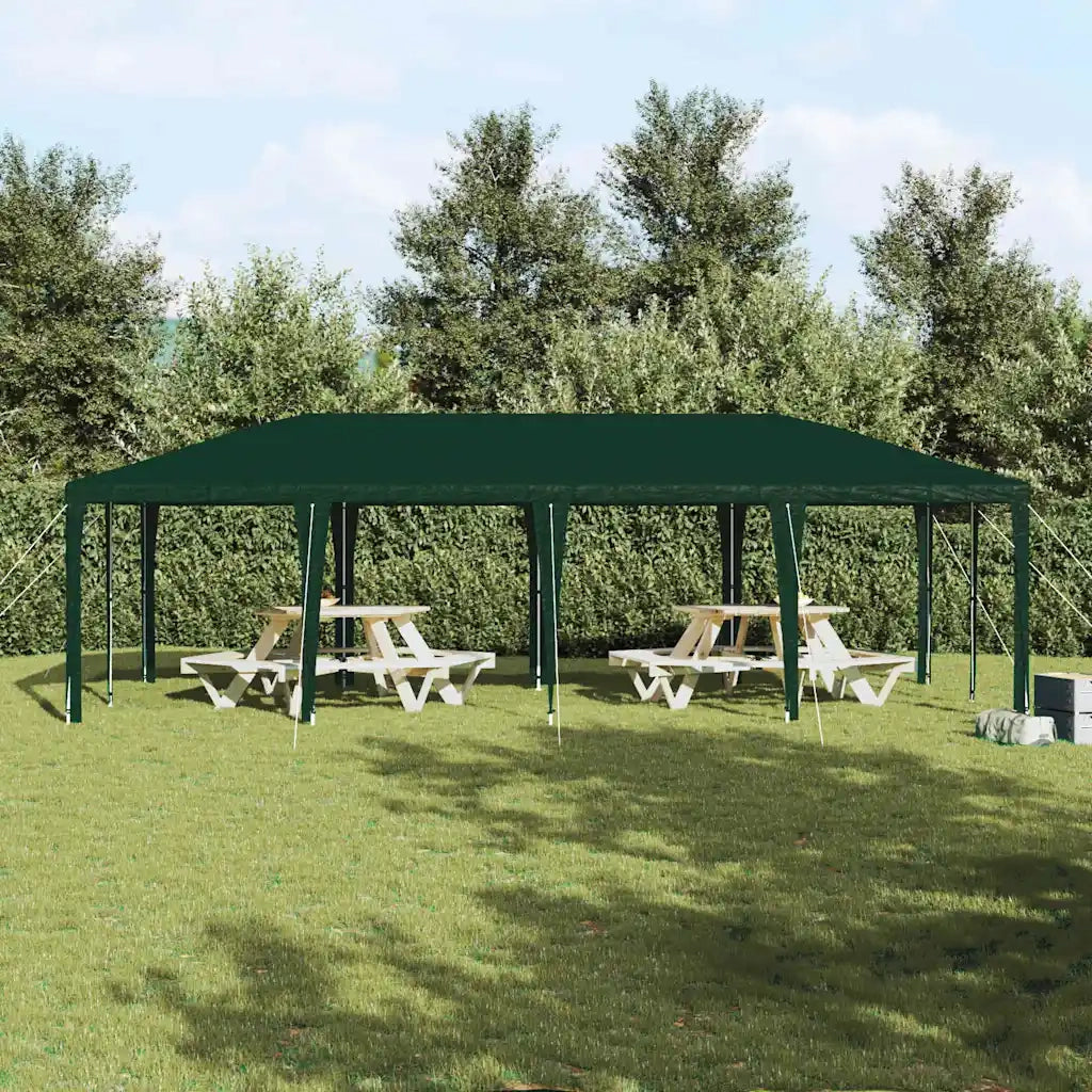 Tenda Party Verde 800 x 400 x 266 cm Polietilene e Acciaio 42003440