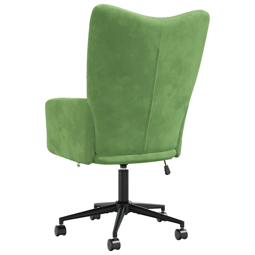Poltrona | Sedia Relax Verde Chiaro in Velluto