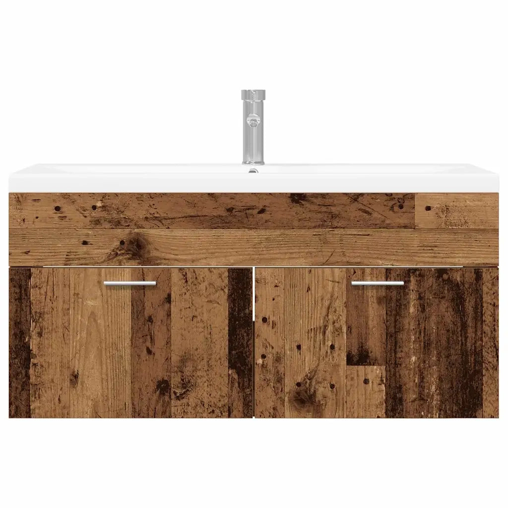 Mobile da Bagno | Armadio da bagno con porta Legno vecchio 100 x 38,5 x 46 cm